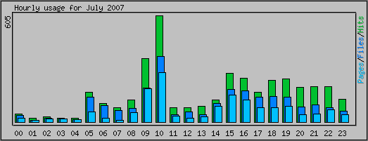 Hourly usage