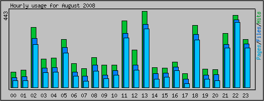 Hourly usage